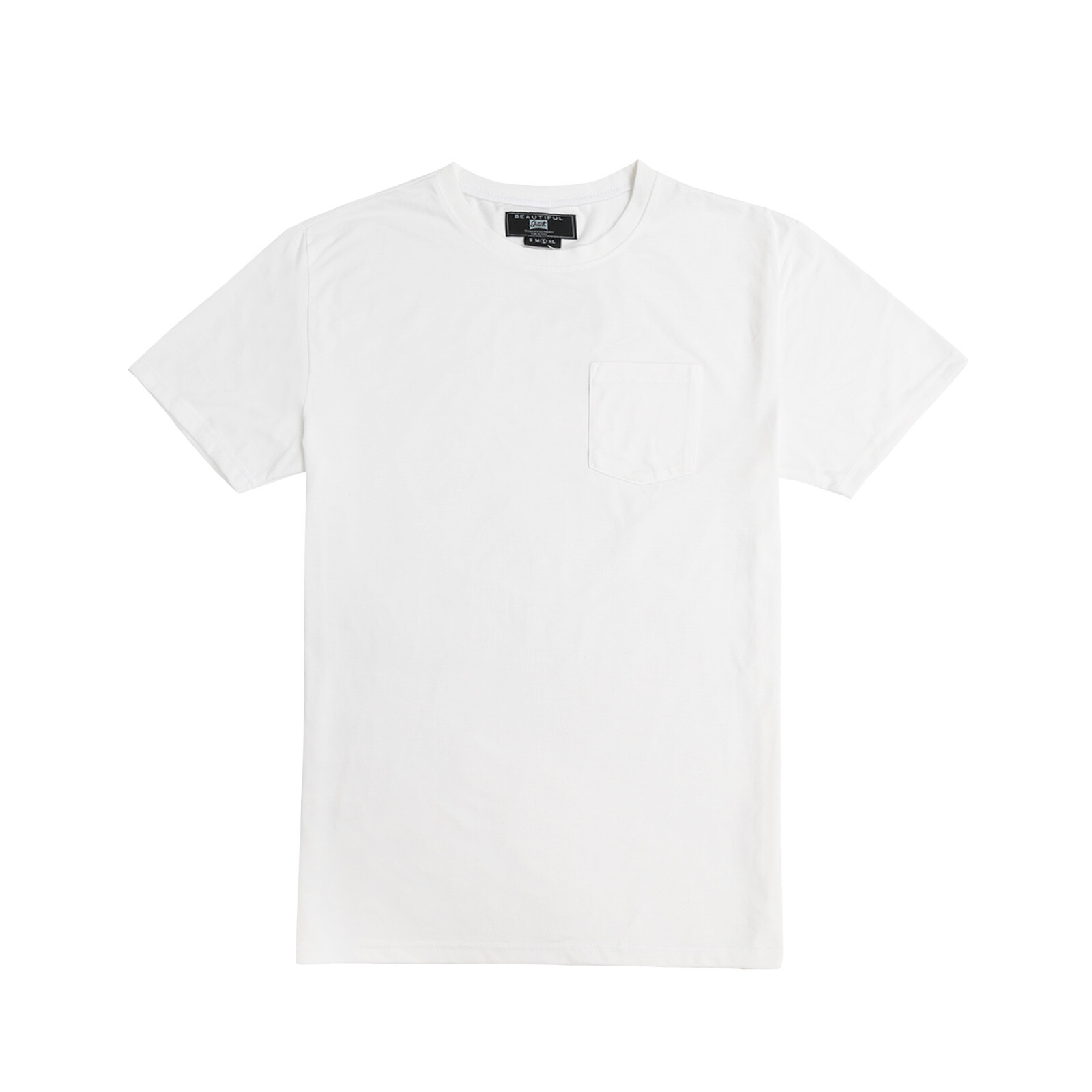 Beautiful Giant Cotton T-Shirts Men's Casual Short Sleeve Solid Undershirt Tees gallery