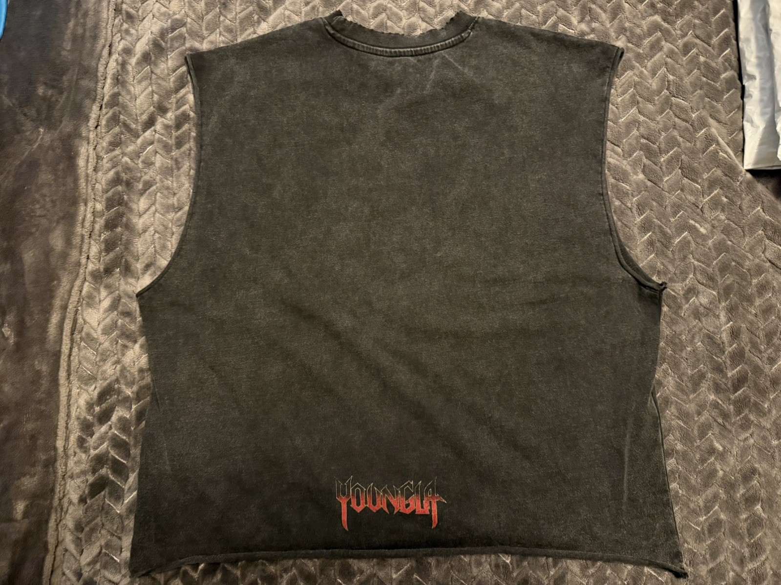 Youngla Men’s 3046 Dark Knight Tank Black Wash Small gallery