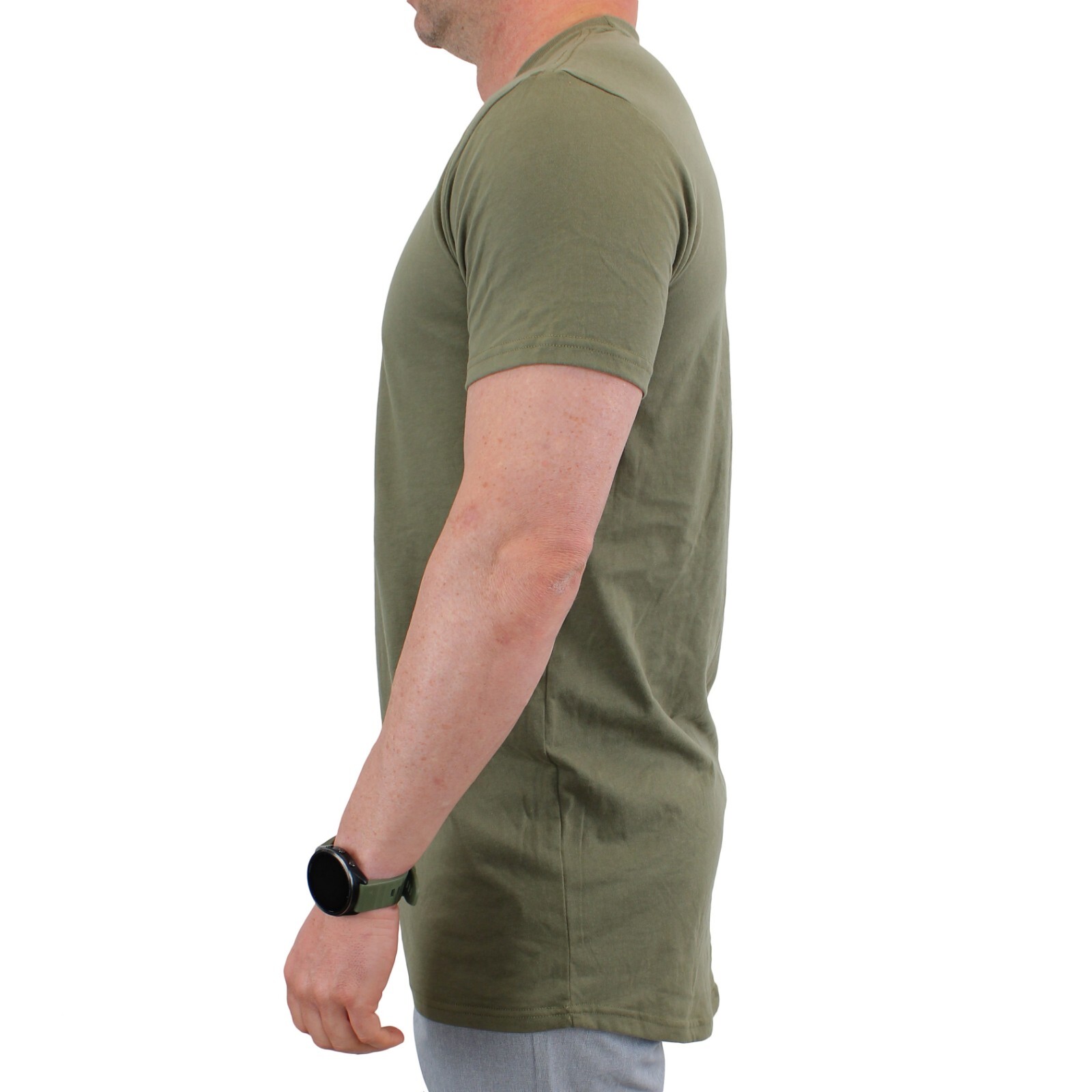 True Classic Mens Short Sleeve Shirt Longer Length Lightweight Cotton gallery