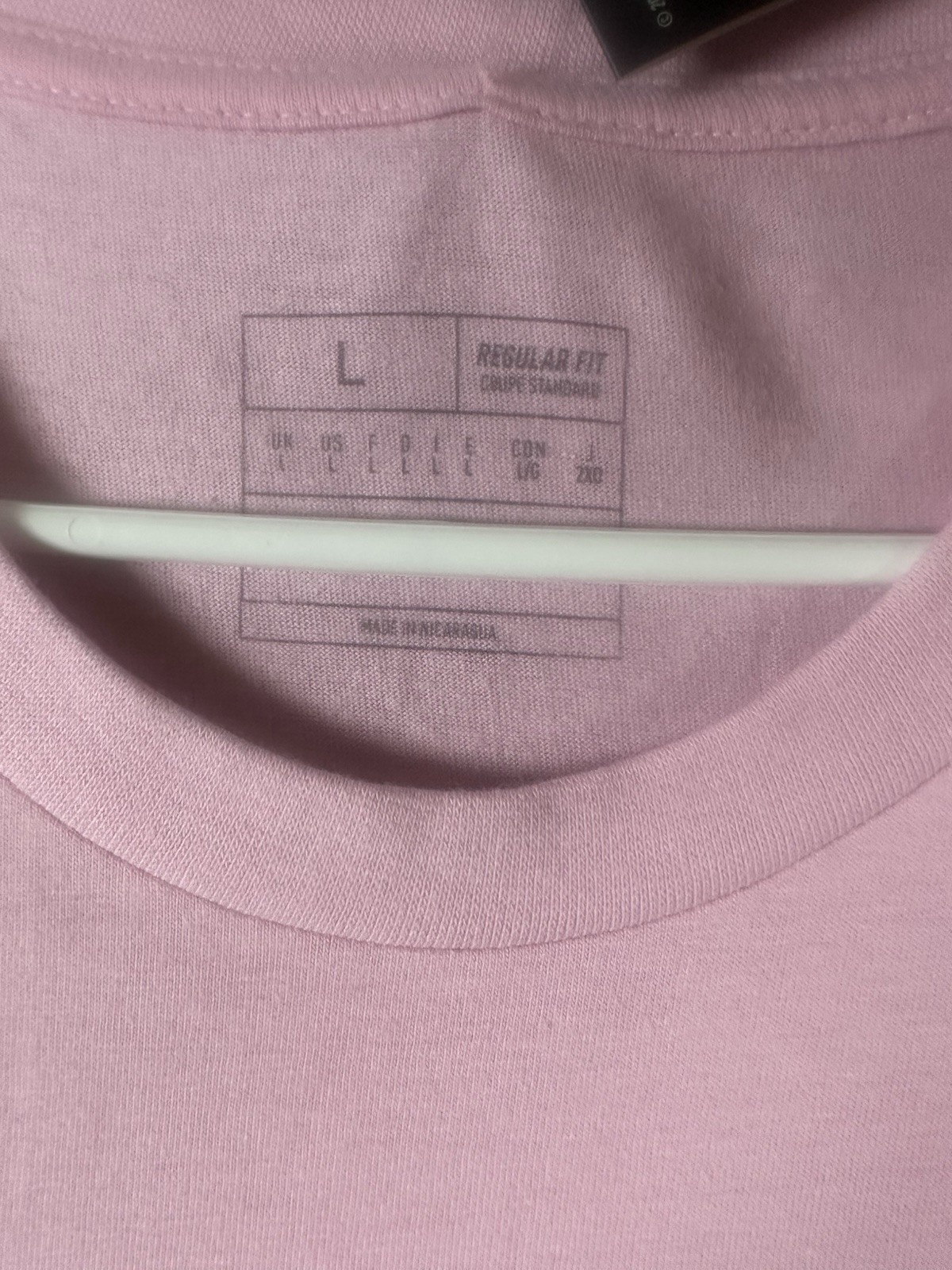 Adidas Originals Men Essentials Trefoil Tee Pink White KE6961 Size L NWT gallery