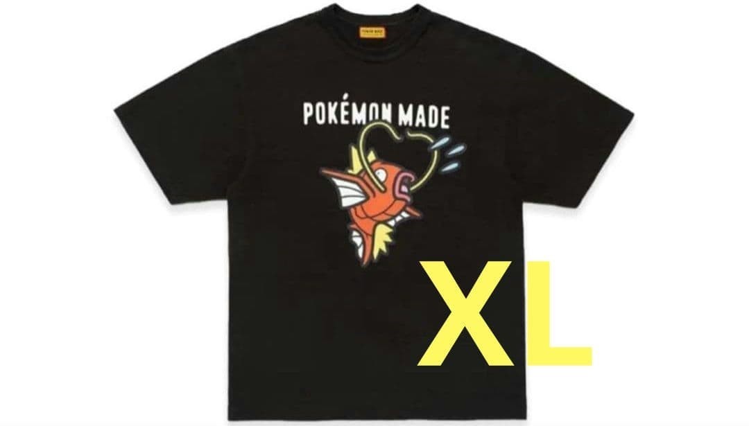Human Made POKEMON MADE GRAPHIC T-SHIRT size XL Black Magikarp gallery