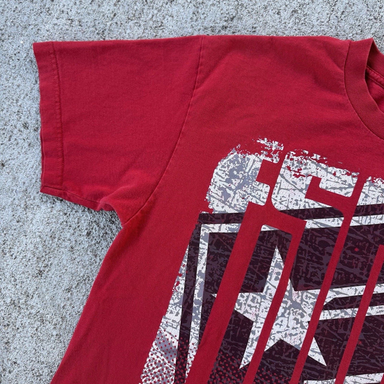 Y2K Famous Stars And Straps Rob Dyrdek Graphic T Shirt Skate Red Size Large gallery