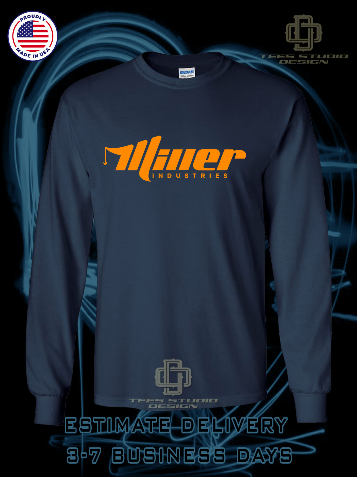 Miller Industries Heavy-Duty Towing Men's T-Shirt American Long Sleeve T-Shirt gallery