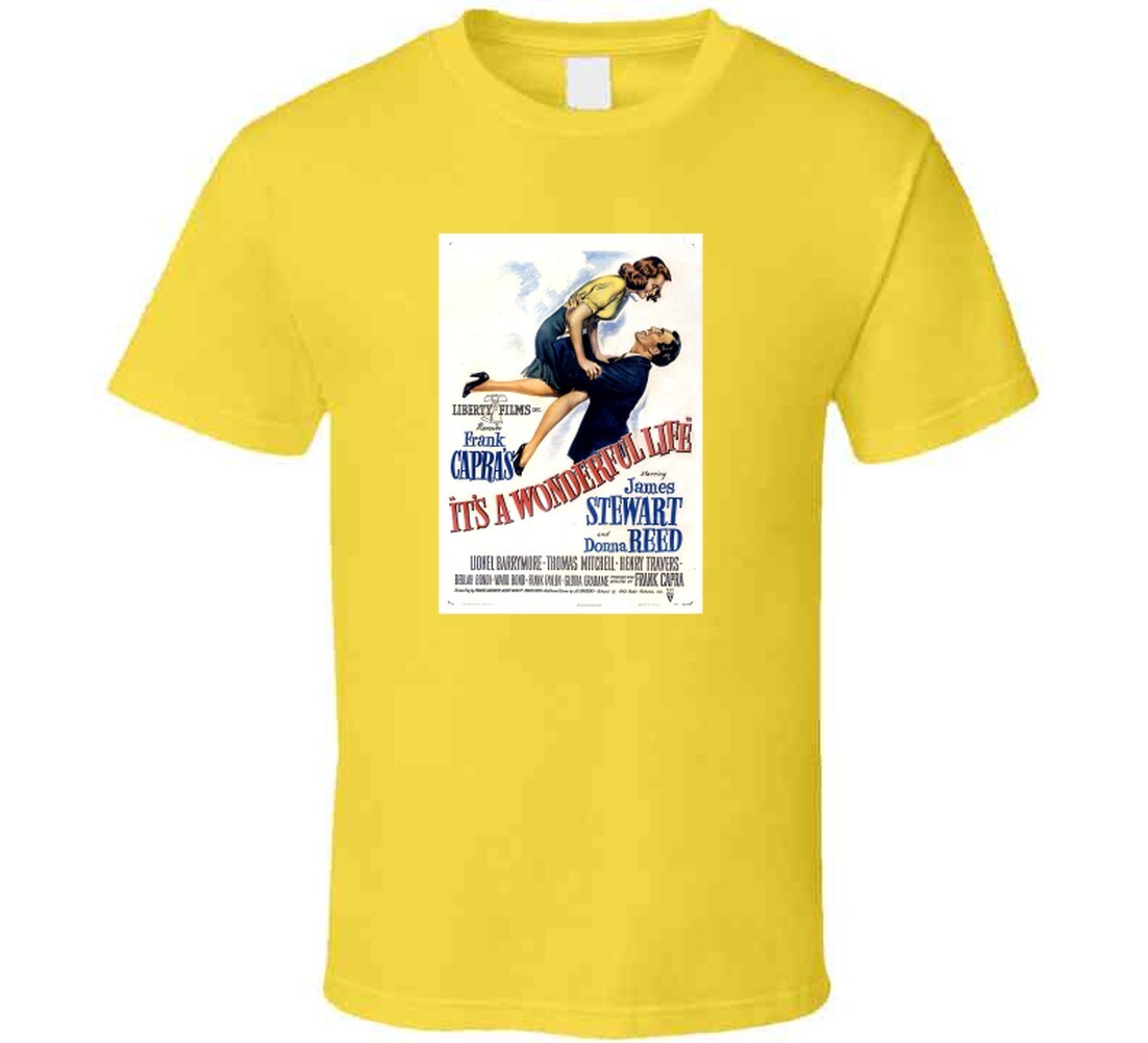 It's A Wonderful Life Tee Classic Holiday Christmas Movie T Shirt gallery