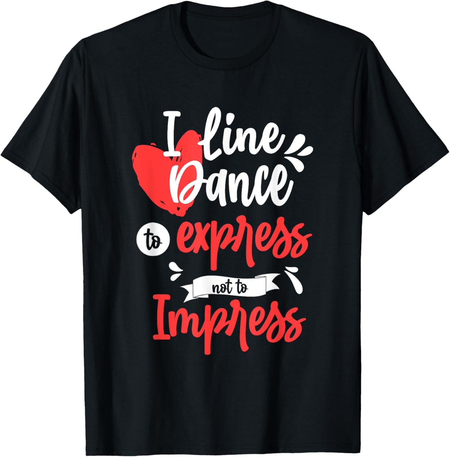 Line Dance Love Dancing Dancer Cowgirl Cowboy Heart Gift T-Shirt gallery