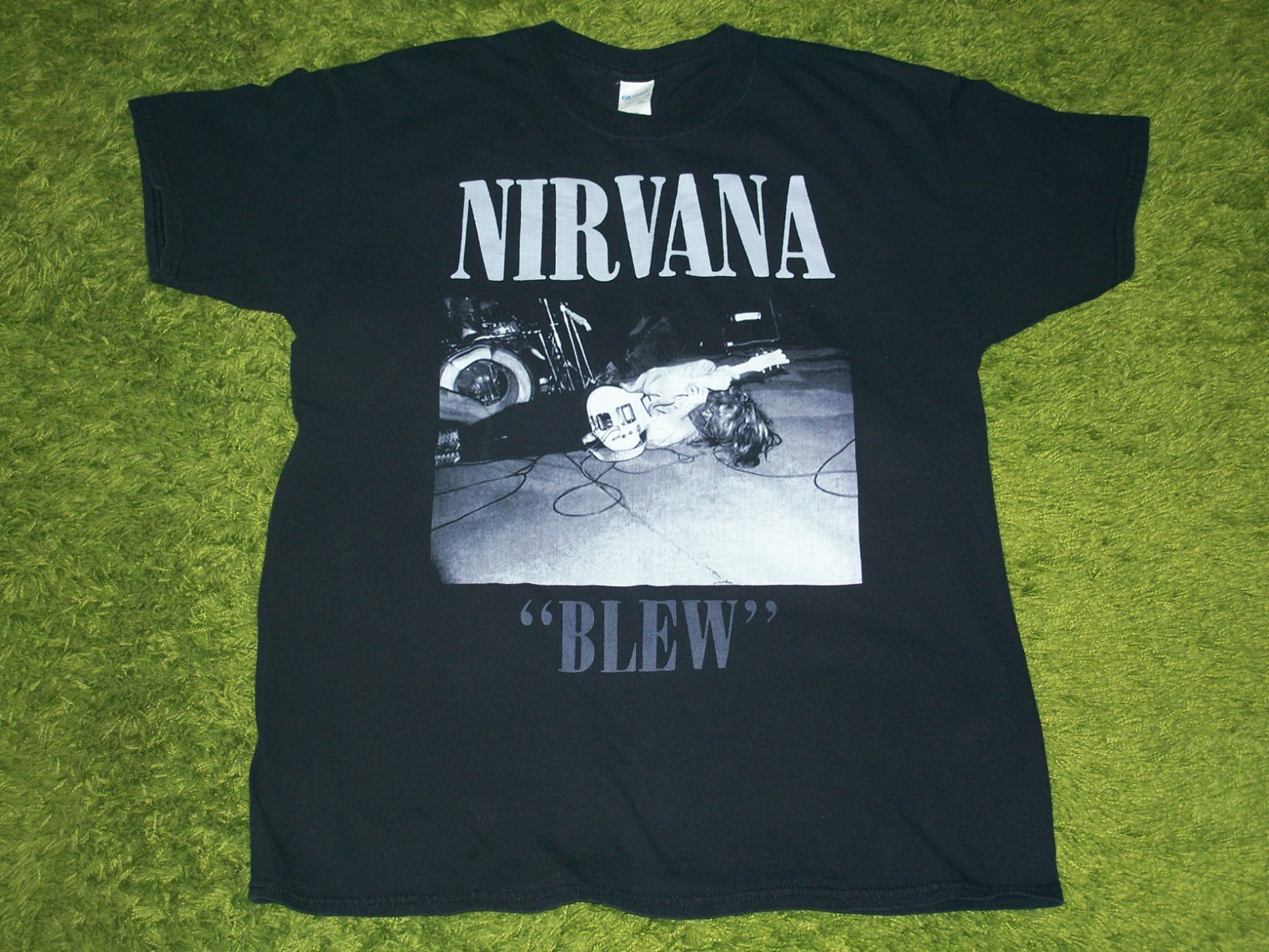 NIRVANA Blew T-SHIRT L Sub Pop Mudhoney Black Flag L7 Melvins Meat Puppets Wool