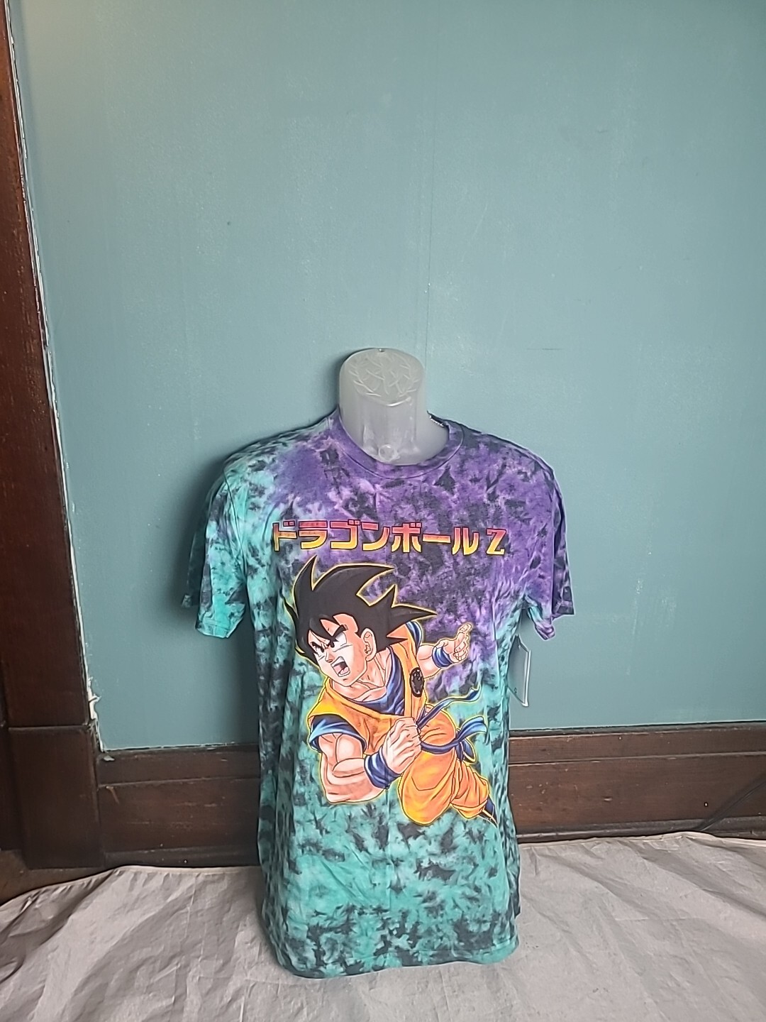 Dragon Ball Super Men's Size Small S Tie Dye Vegeta Anime Graphic Tee T-shirt gallery