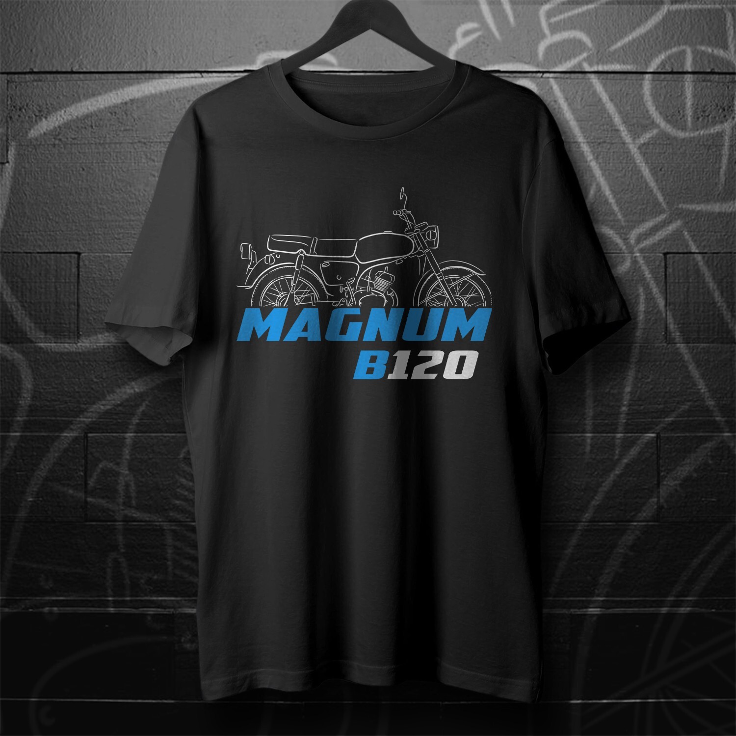 Suzuki B120 Magnum 1966 - Motorcycle T-Shirt for Riders gallery