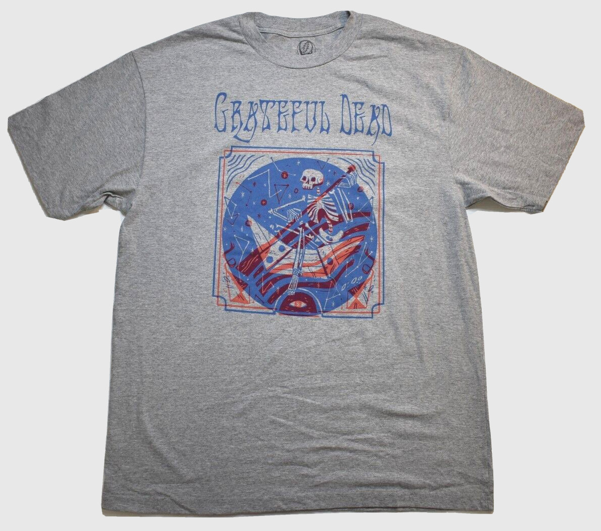 Grateful Dead Mens Big & Tall Skeleton Paddling Boat Graphic Shirt New LT-4XLB gallery