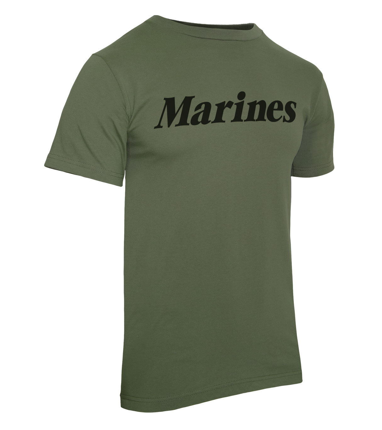 Olive Drab Marines Tee - Physical Training T-Shirt by Rothco gallery