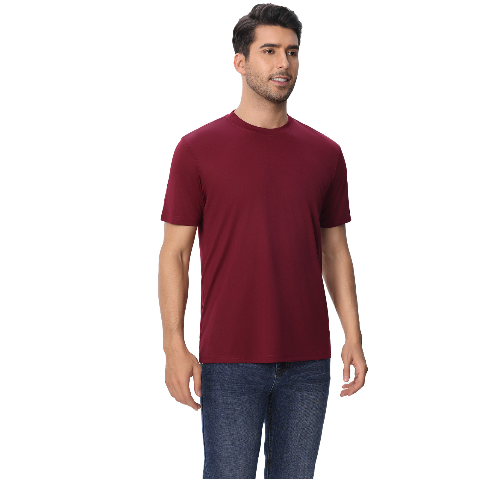 Zfeel Performance Pure Dry Fit Shirt Value 6 Pack Men Mix Color Short Sleeve Tee gallery