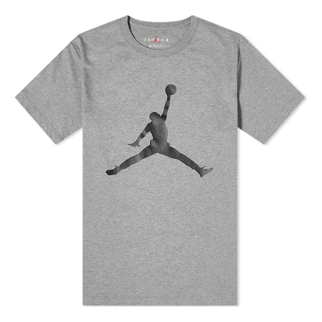 Nike Air Jordan Jumpman Logo Mens T-Shirt Grey Multi Size Casual Sportswear Top gallery
