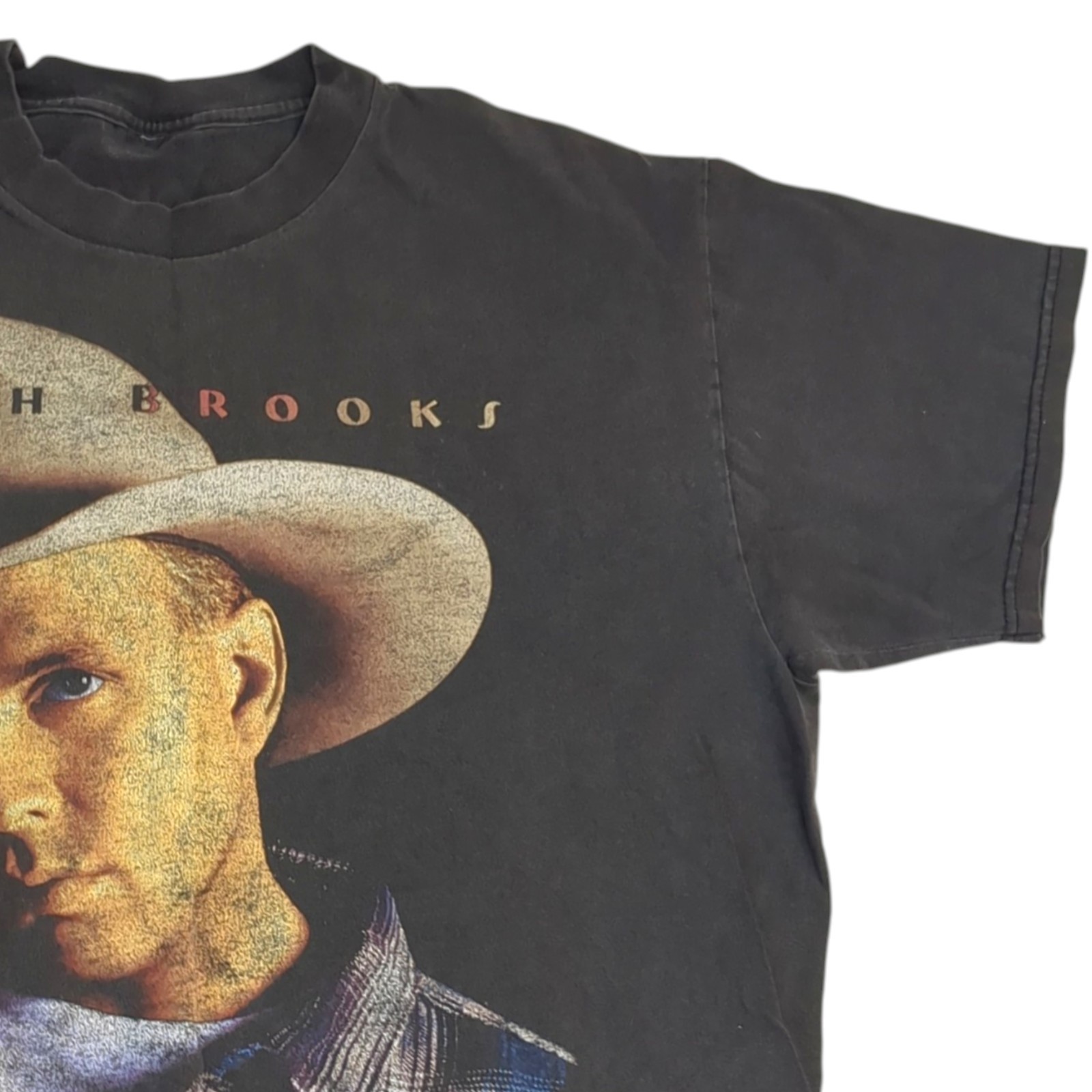 Vintage Garth Brooks Shirt Mens Large Ropin The Wind Tour Winterland Single 90s gallery