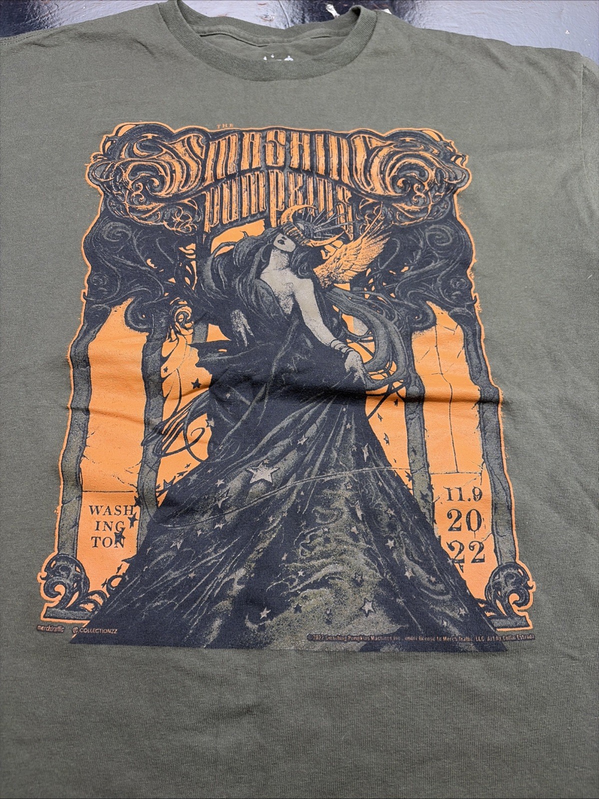 The Smashing Pumpkins Spokane Boyfriend Shirt Size XL Fits Large See Measurement gallery