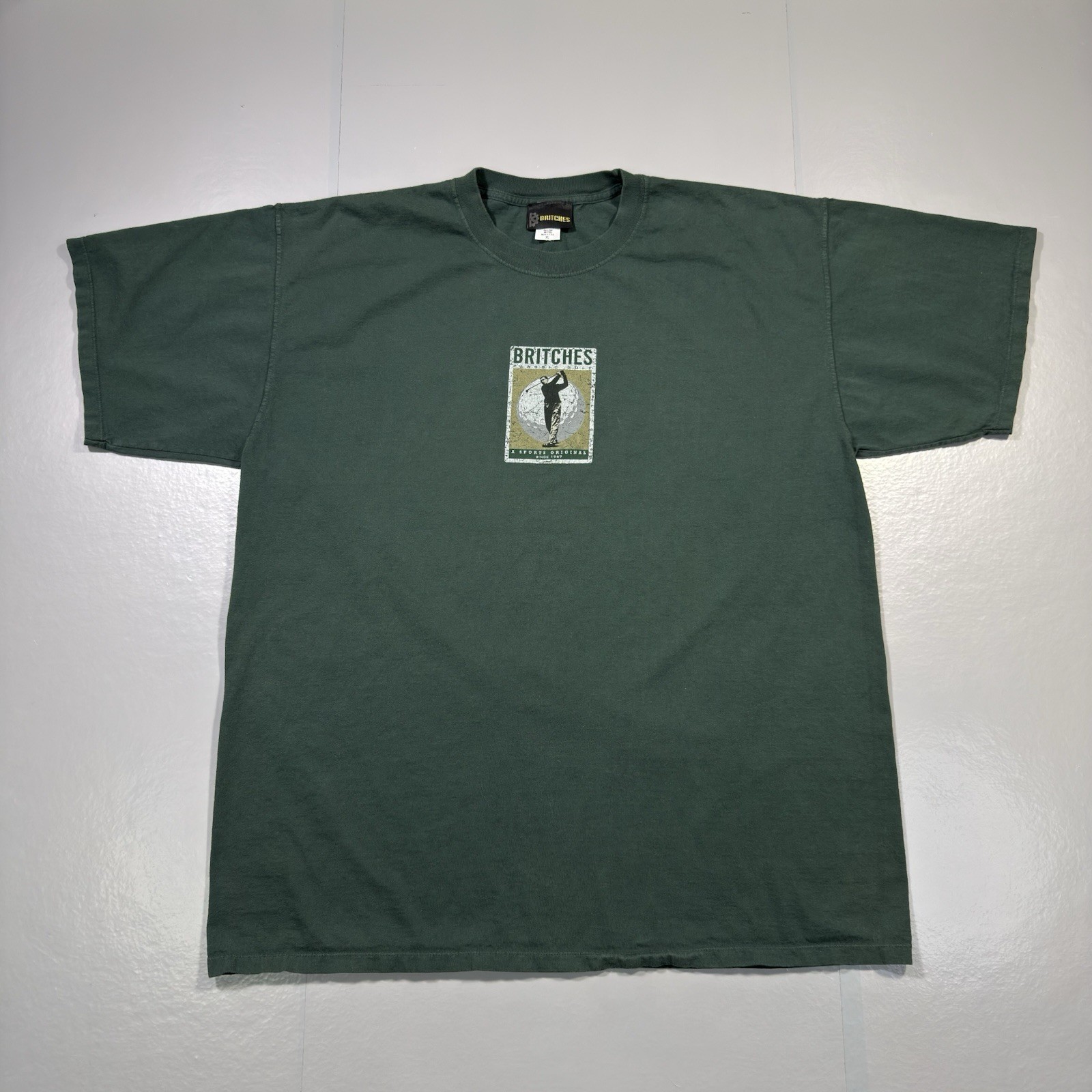Vintage Britches Classic Golf T Shirt Mens XL Sports Original Tee 90s USA Made gallery