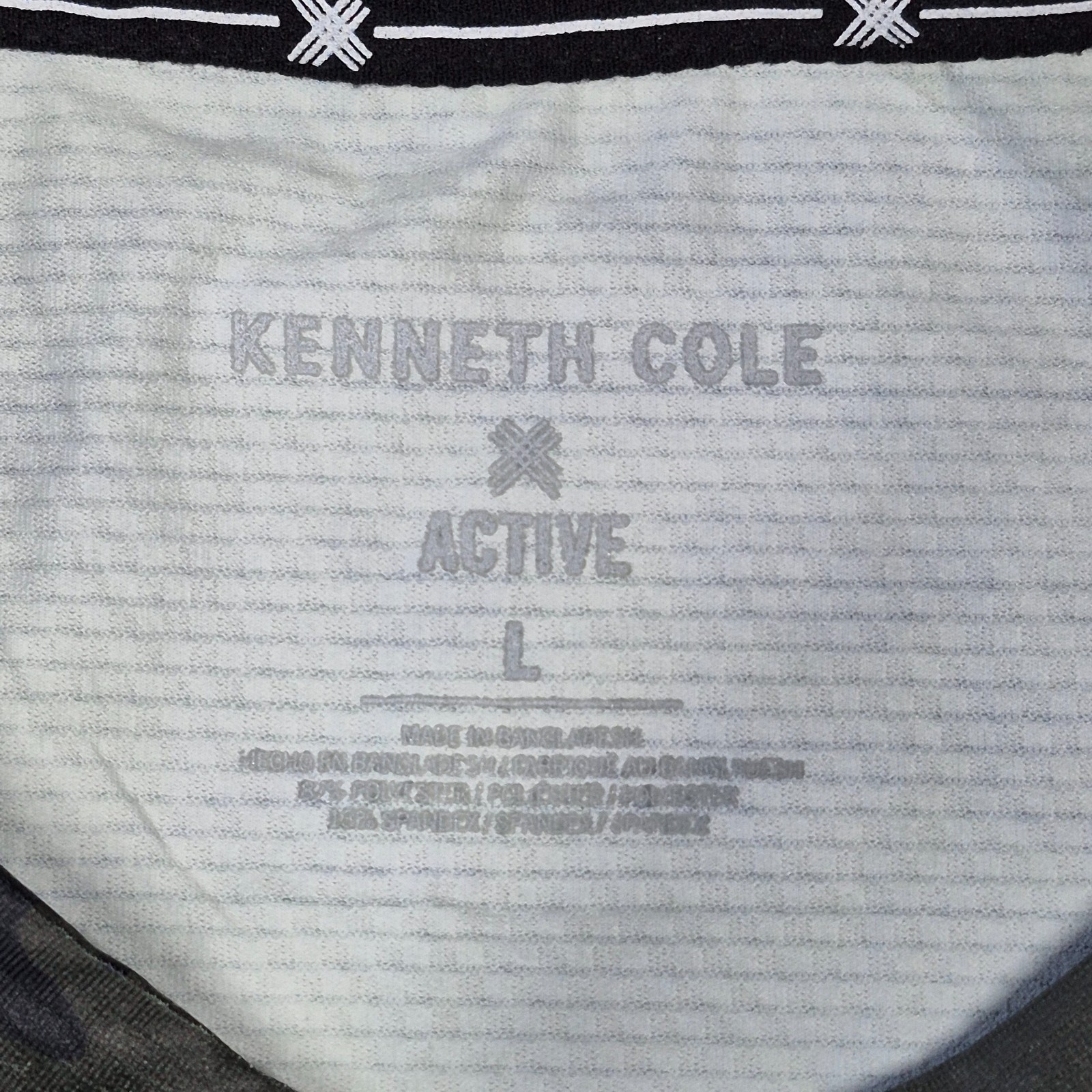 Kenneth Cole Men's Active Tech Shirt S/S Stretch Breathable Soft Olive Camo gallery