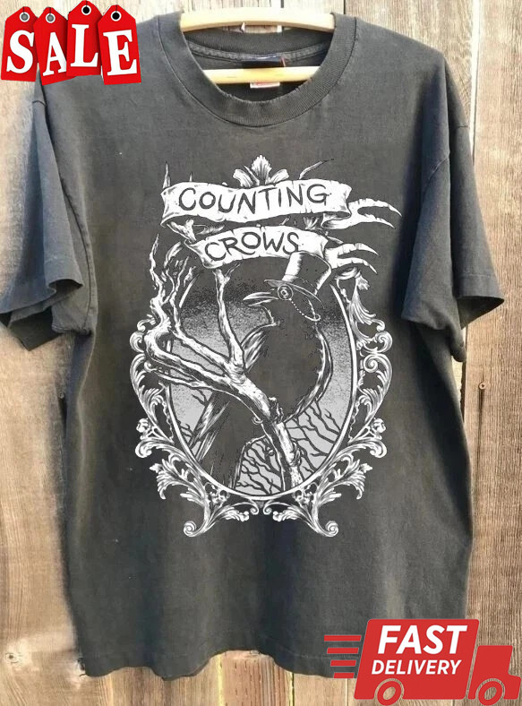 Counting Crows Rock Band Short Sleeve Charcoal Classic Style Unisex shirt BG2005 gallery