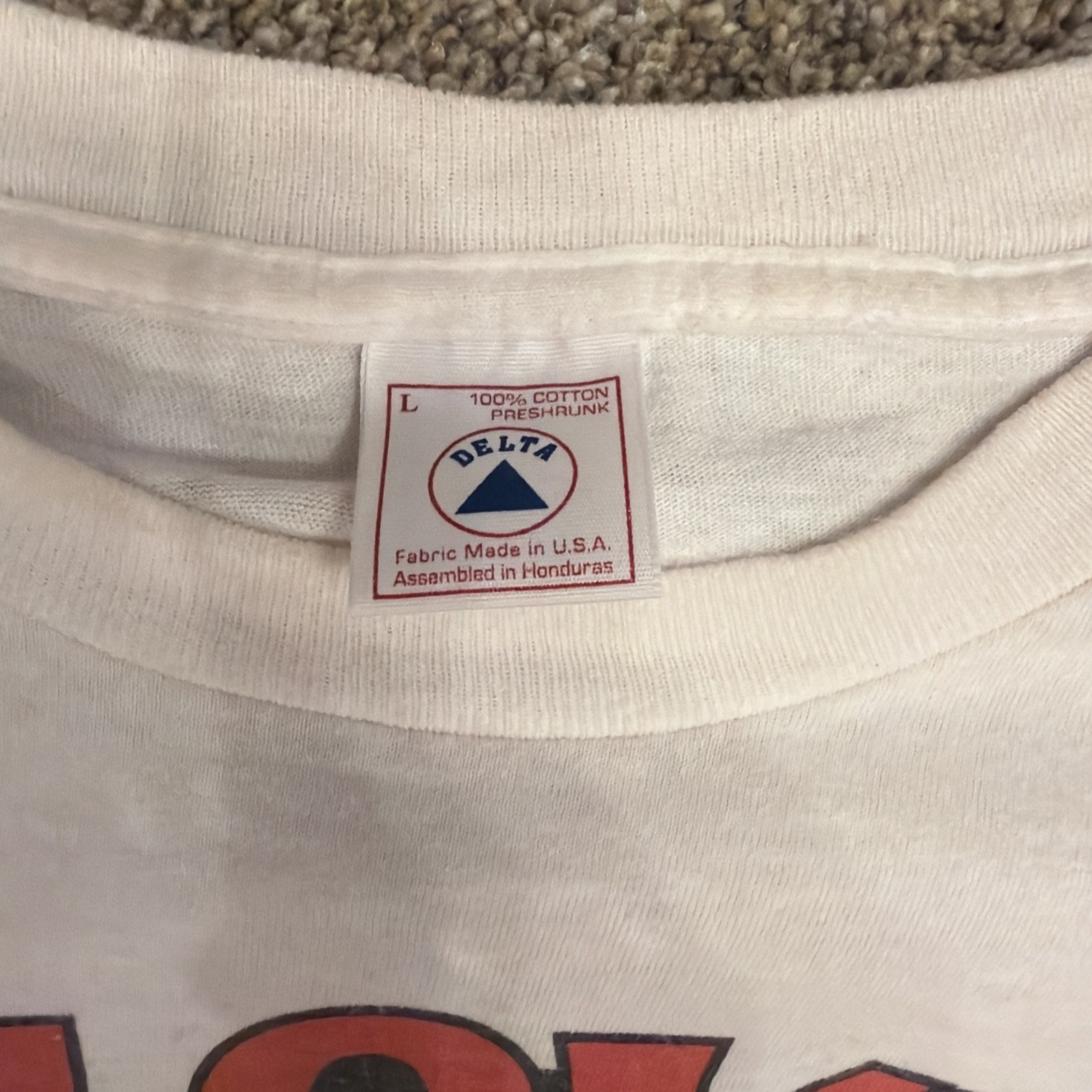 VTG 80s Bud Light I Love You Man T-Shirt Men L Single Stitch White Fishing Lake gallery