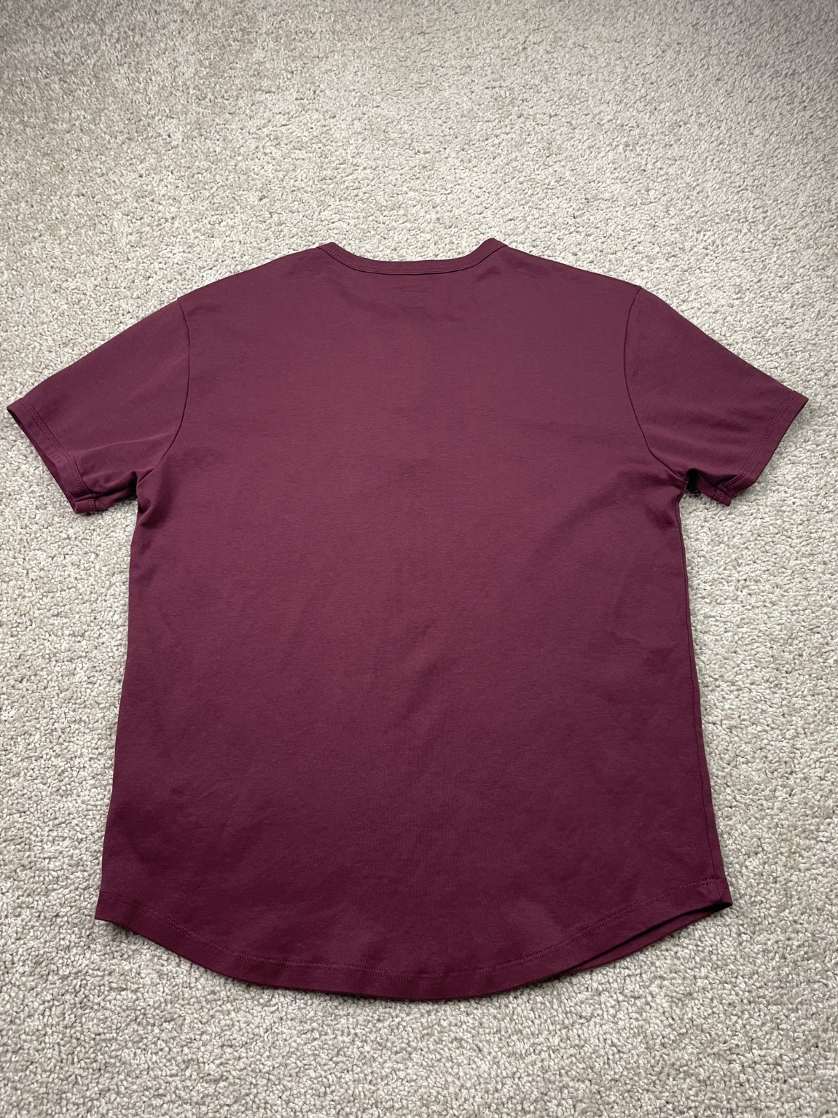 Under 510 Shirt Mens Medium burgundy Dad Tee Performance Preppy Stretch Travel gallery