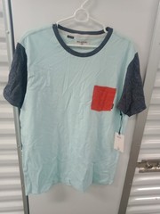 BillaBong Zenith Crew Blue Short Sleeve Men 2XL New T-Shirt A131