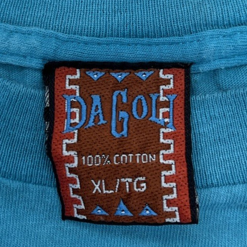 Vintage DaGoli Studios Tribal Print T-Shirt Men’s XL Blue Short Sleeve Canada gallery