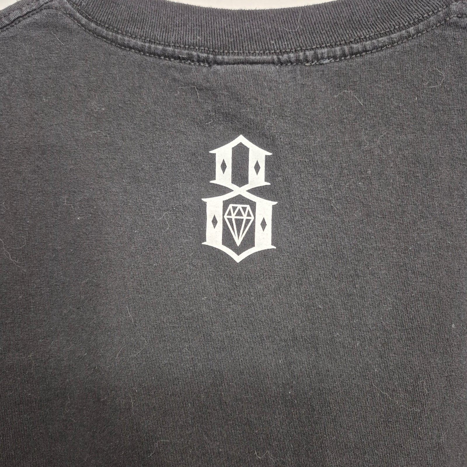 VINTAGE Rebel Eight Y2K Graphic Skull and Snake TShirt Size L Black Goth Grunge gallery