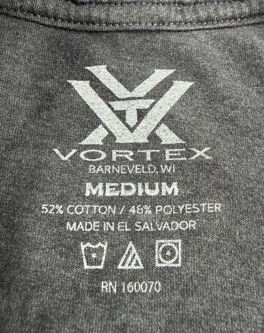 Vortex Optics Shirt Gray Graphic Print Stretch Mountain Outdoor Hunting Mens M gallery
