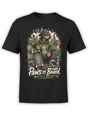 Paws on Board Doberman T-Shirt | Unisex