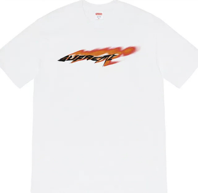 SUPREME WIND TEE WHITE SIZE MEDIUM SS21 WEEK 1 (100% AUTHENTIC) (BRAND NEW) gallery