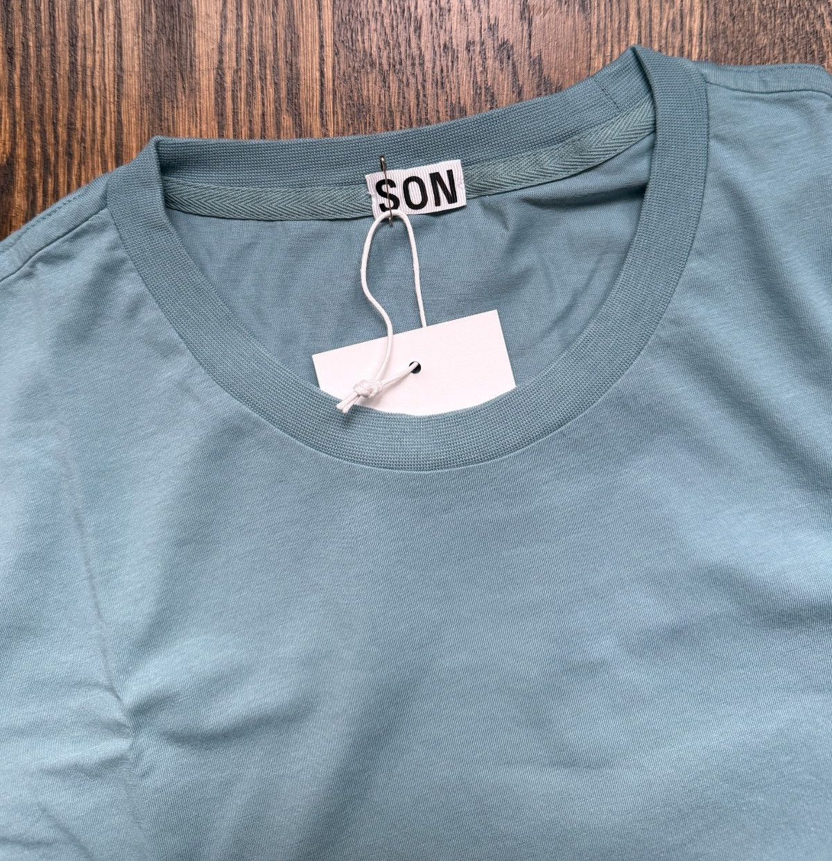 Son of a Tailor Smoky Blue Custom T-Shirt Large Supima Cotton gallery