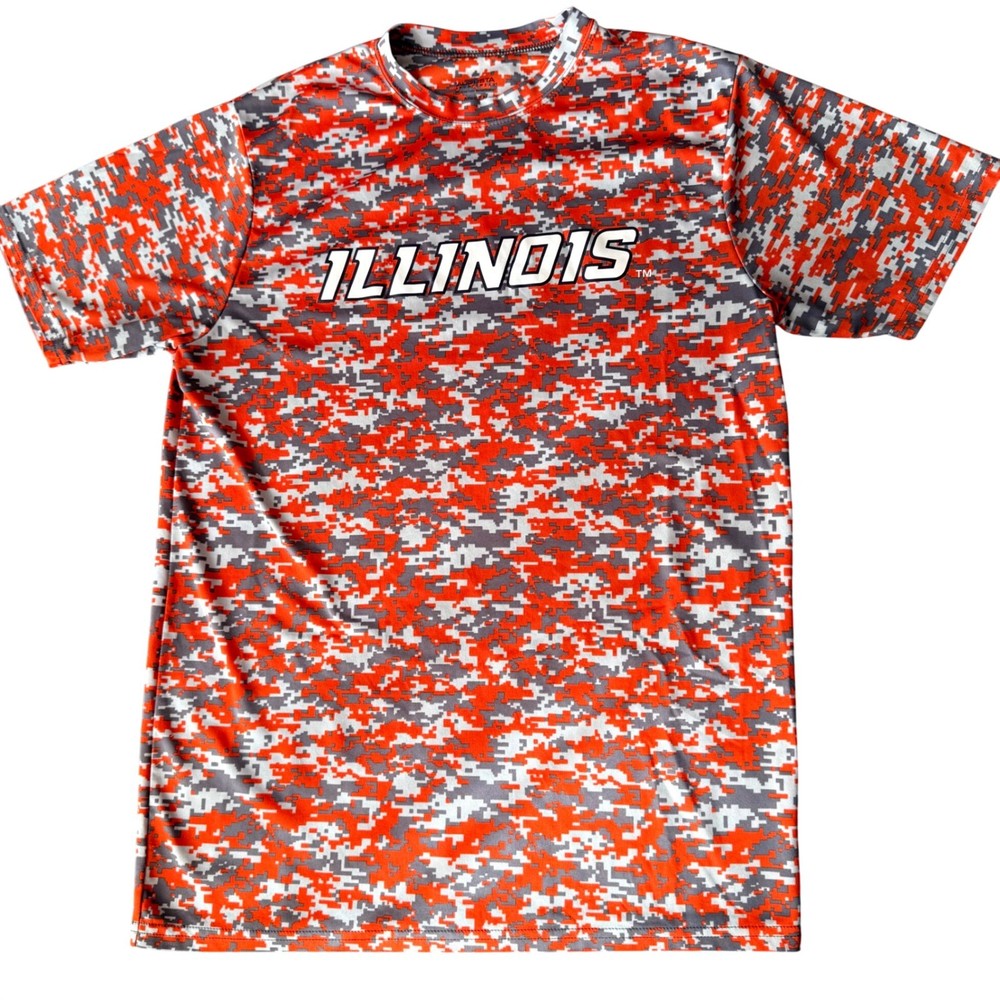Augusta Sportswear Illinois Fighting Illini Camo Athletic T-Shirt Men’s Adult M