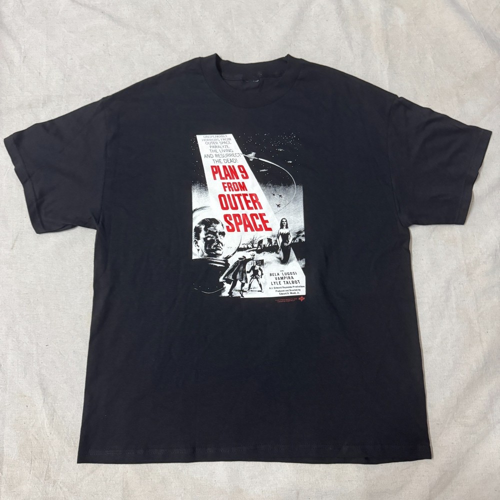 Vintage 2005 Plan 9 from Outer Space Bela Lugosi Vampira XL Horror Film T Shirt