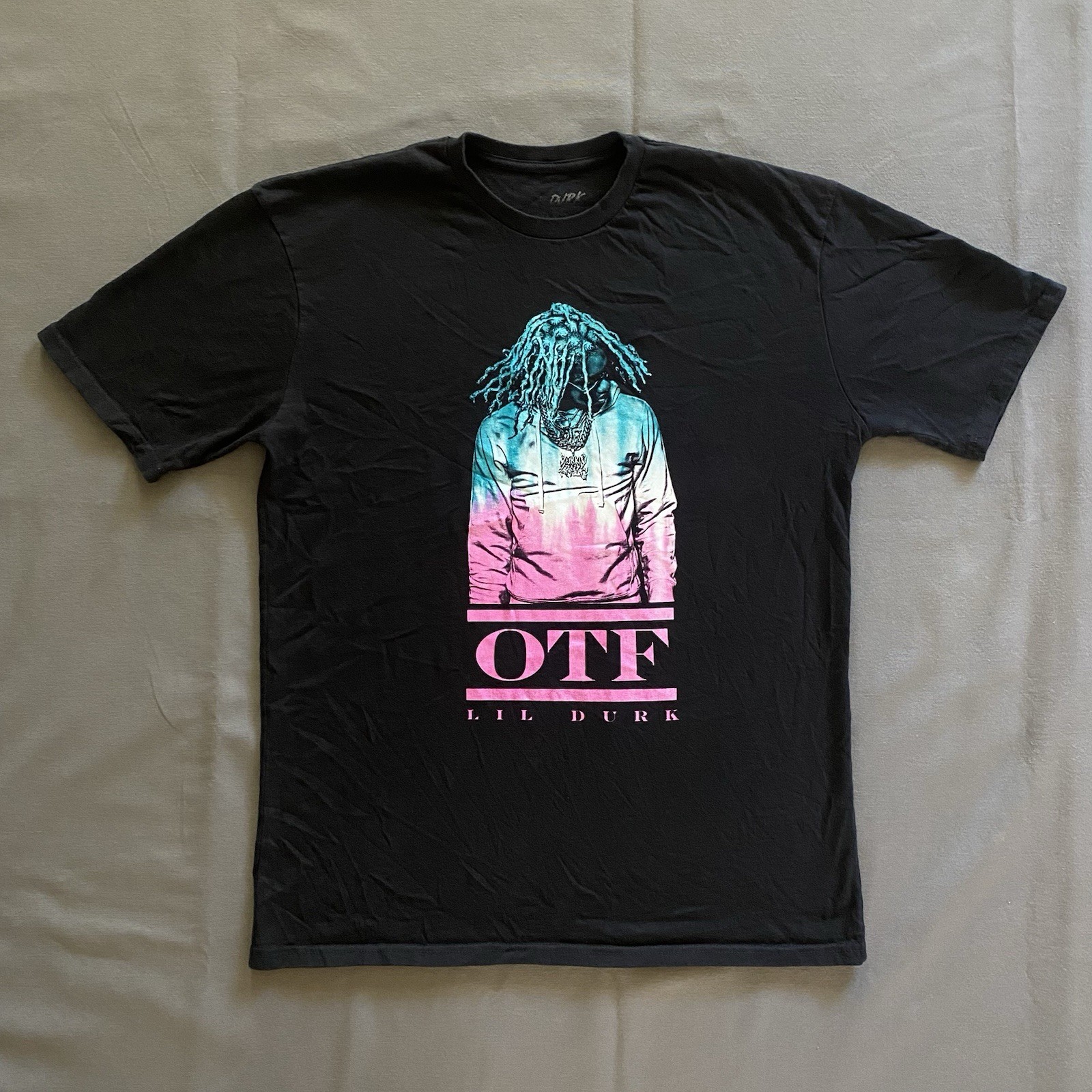 Lil Durk OTF Official Merchandise T Shirt Mens XL Black Music Hip Hop Rap gallery