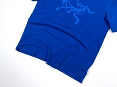 Auth Men’s Arcteryx Archaeopteryx Blue Cotton Outdoor Casual t Shirt Size M