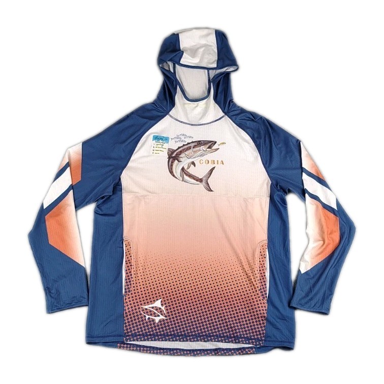Loco Skailz Savage Mesh Performance Fishing Men’s LG Fish Graphic Rush Guard