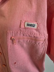 Hook & Tackle peach size 2 XL men sport shirt M434