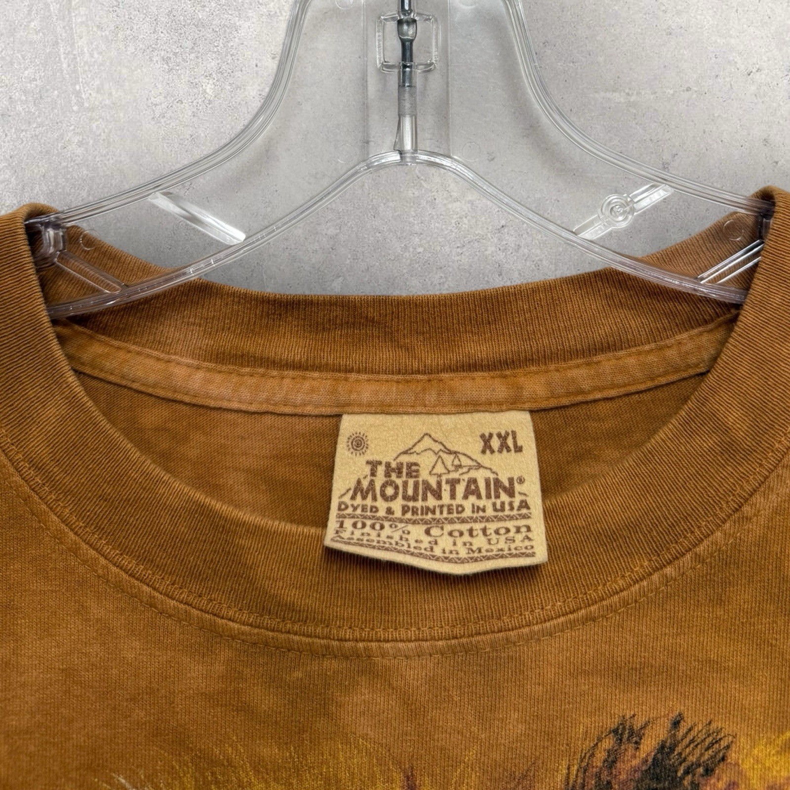 Vintage The Mountain Lion Pride Tie Dye Shirt ©️2001 Dino Paravano 2XL 27”x32” gallery