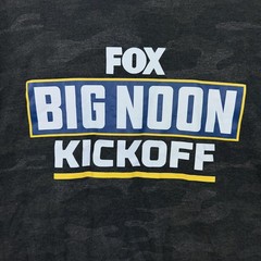 Fox BIG NOON Kickoff Barstool Men’s XL Gray Camo Cotton Poly Blend T-shirt