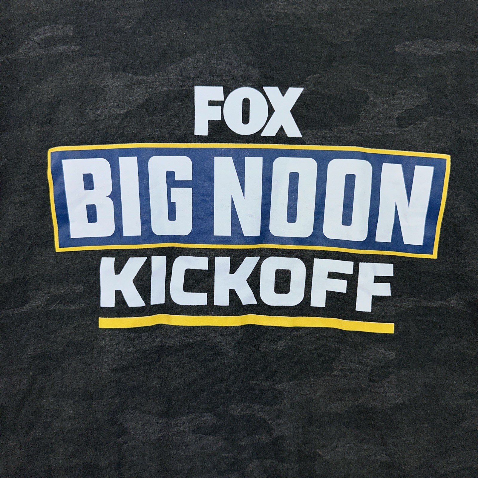 Fox BIG NOON Kickoff Barstool Men’s XL Gray Camo Cotton Poly Blend T-shirt gallery