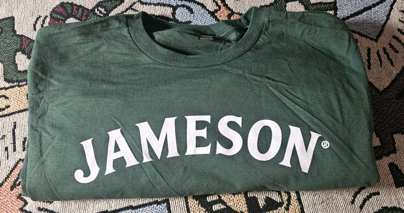 Jameson Irish Whiskey T-Shirt Adult XL Unisex Cotton Dark/Forrest Green gallery