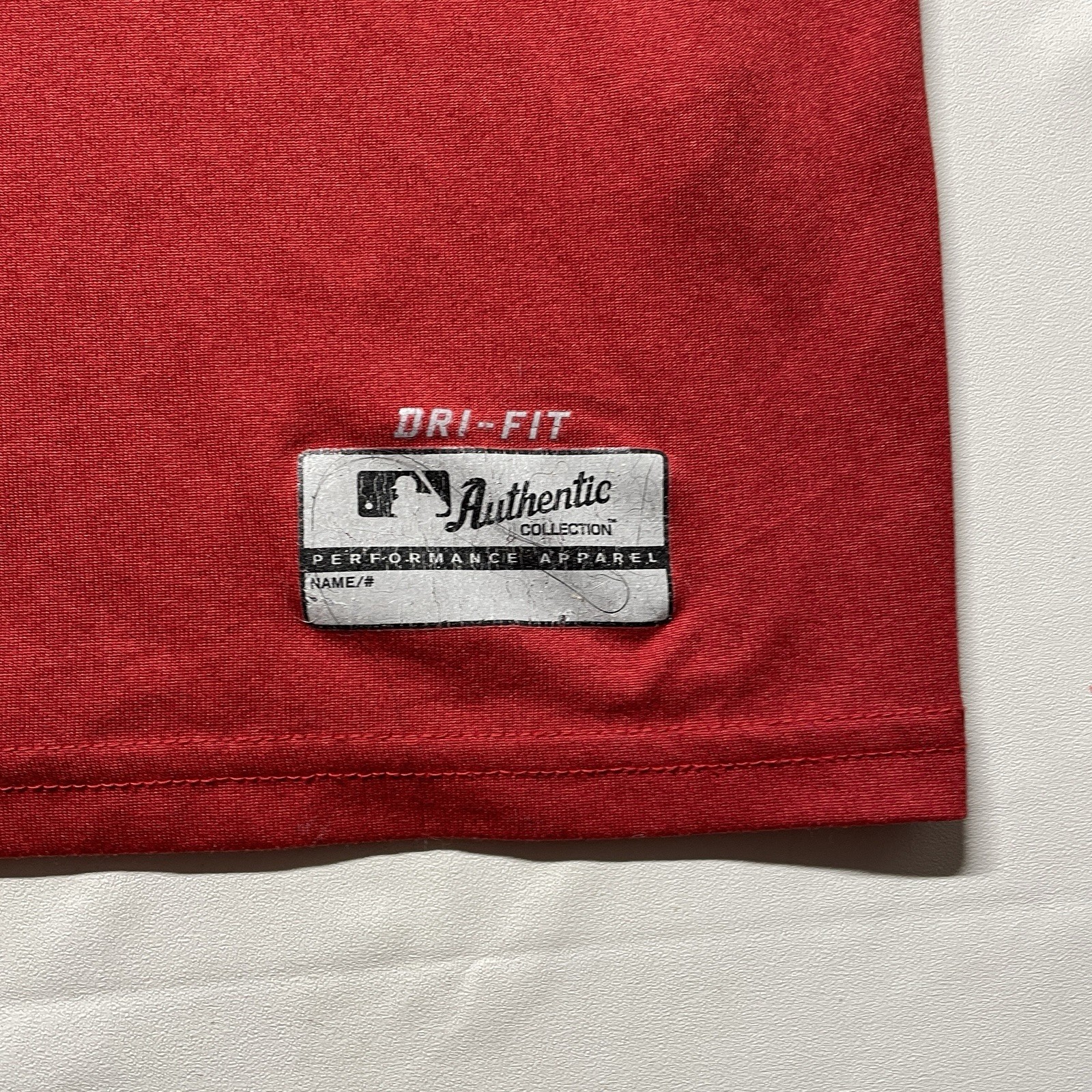 Nike Washington Nationals T-Shirt Men’s Large MLB Baseball Team Dri-Fit Red Logo gallery