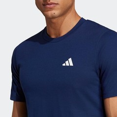 Brand New Adidas Mens Essentials Feelready Training T-Shirt – Navy – FREE SHIP