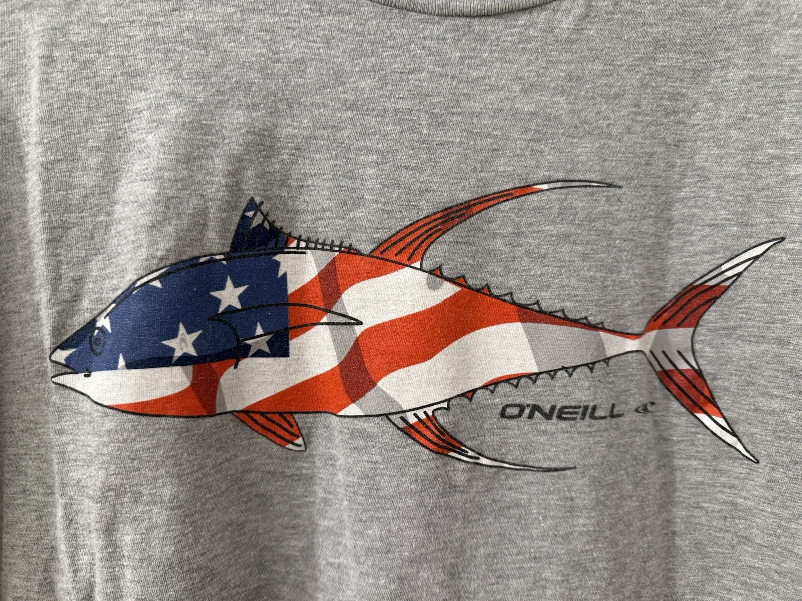 O’NEILL Patriotic Saltwater Ocean Fishing t shirt