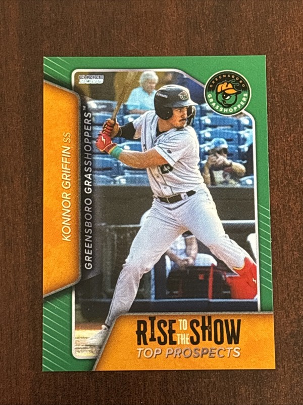 Konnor Griffin 2026 Greensboro Grasshoppers Rise Show Top Prospects Rookie RC