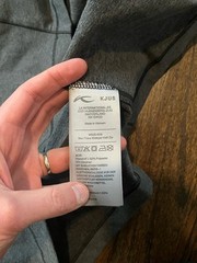 NWT KJUS Trace Midlayer Half Zip Grey Men’s Size XL 54 $229