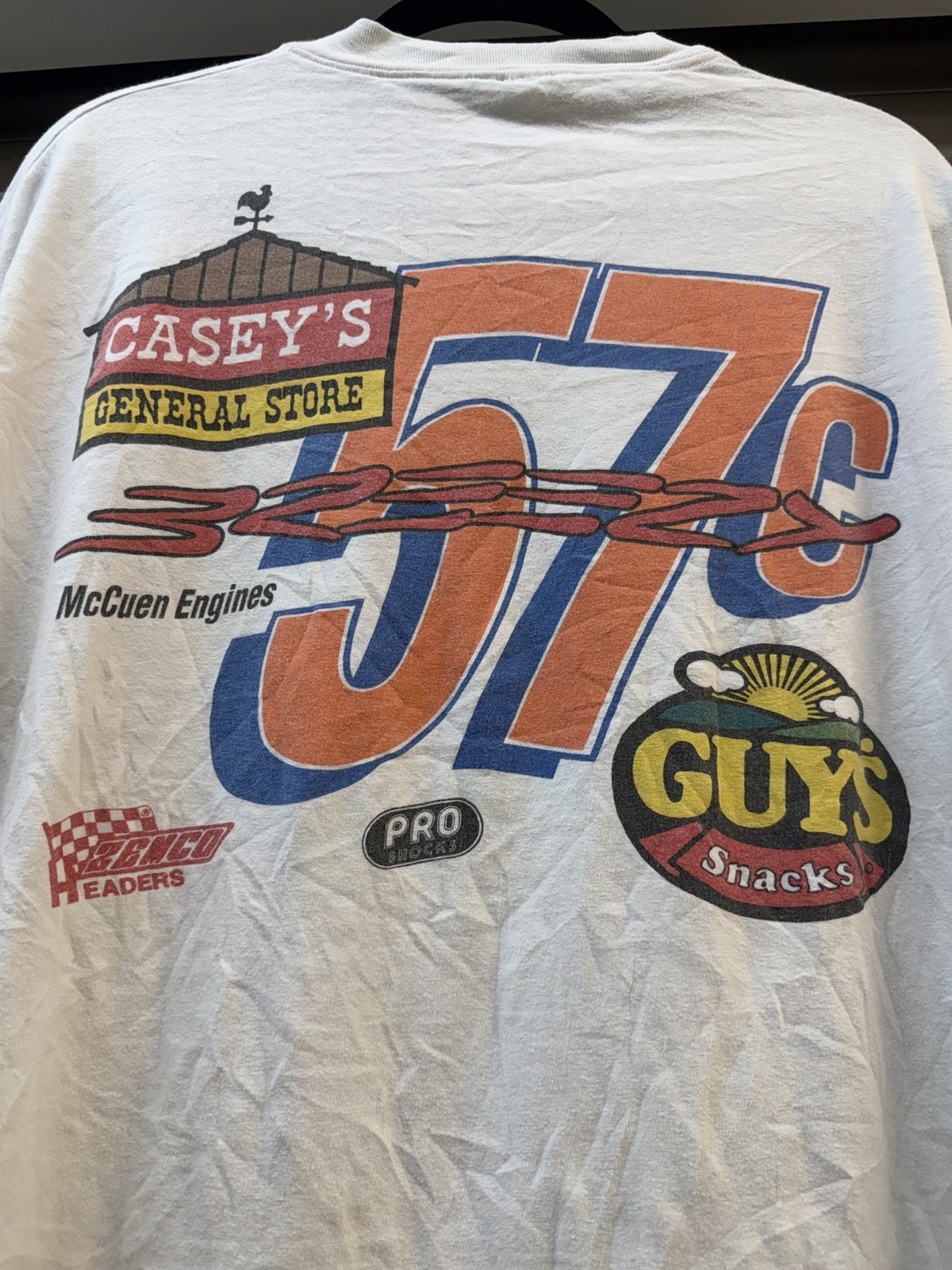 Vintage Breezy Whitworth Sprint Car Shirt 90s Worthington MO Dirt Track L gallery