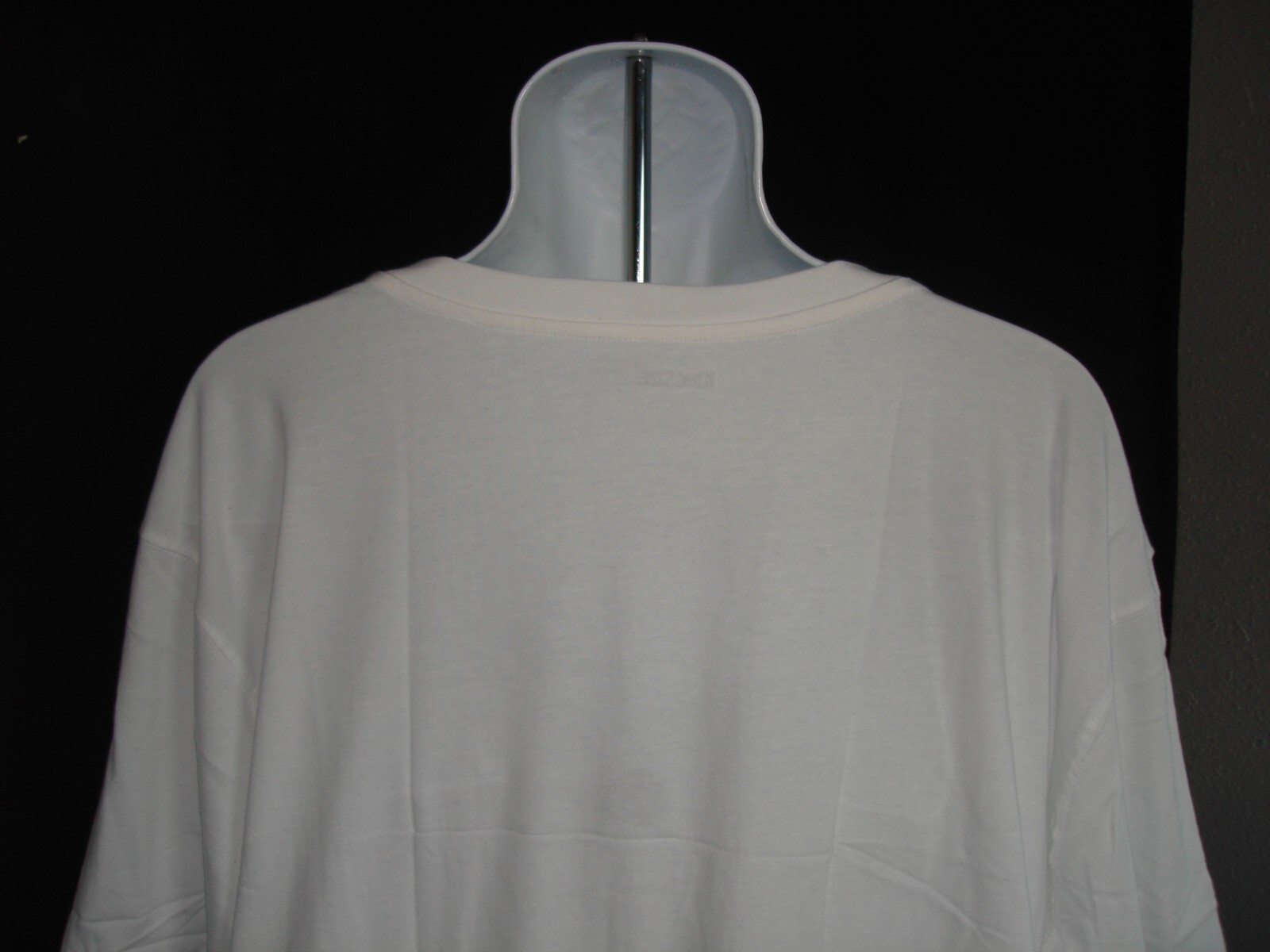 NEW "KING SIZE" White 100% Cotton w/Pocket S/S T-shirt Men's Sz. 5XLT gallery