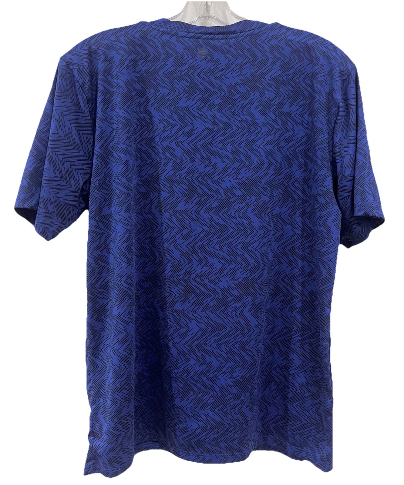 Z By Zella Boys XXL Or Men’s M Performance T-shirt Top Blue Black Short Sleeve gallery