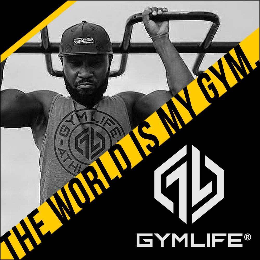 Gym Life® BLANK Tee Men's Athletic T-Shirt Work Out Exercise Fitness Shirt White gallery
