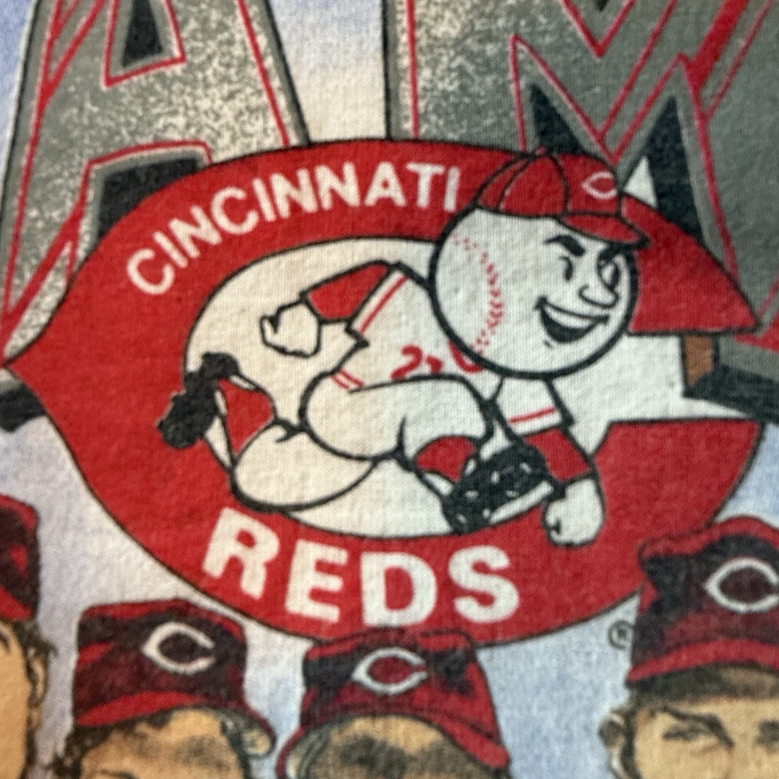 CINCINNATI REDS 1990 World Series Champs Licensed T-Shirt. LARGE Dead Stock VTG gallery